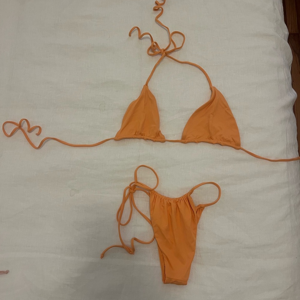 NWT Stone Fox Orange Bikini